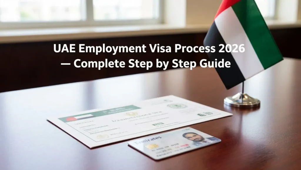UAE Employment Visa Process 2026 — Complete Step by Step Guide